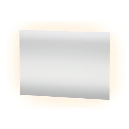 Duravit Light & Mirror Mirror, 39 3/8 X1 1/4 X27 1/2  White Matt, Square, Switch & External LM7807000006000